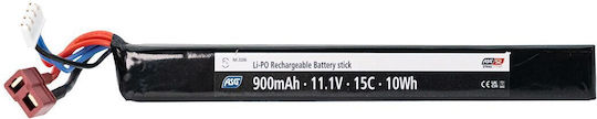 Asg Verschiedene Ersatzteile für Waffen Batterien Wiederaufladbare Soft 11.1v Li-po Batterie 900 Mah 15c Einzelner Stick Tp