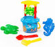 Beach Bucket Mill 7 Pieces Blue 35769 Polesie 4...