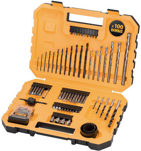 DEWALT Set 100 Bohrmaschinen Für Metall Holz Und Gemäuer
