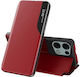 Book-style Case Oppo Reno8 Pro Stand Desk Holder Set Sticker Efold Red