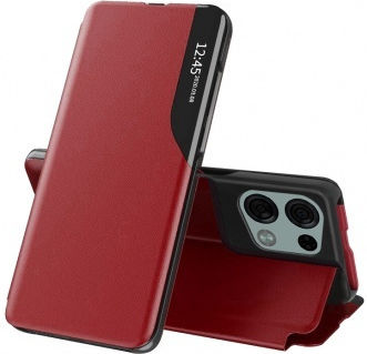 Book-style Case Oppo Reno8 Pro Stand Desk Holder Set Sticker Efold Red