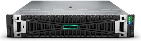 HP HPE DDR4 ProLiant DL385 Gen11 9124 3.0GHz 16 ядра 64GB-R 8SFF MR408i-o 2x480GB SATA SSD 2x1000W PS EU 960 GB Rack 2U AMD EPYC 3 GHz DDR5-SDRAM 1000 W Без операционна система