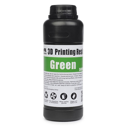 Wanhao Resin για 3D Printer Πράσινο 500ml
