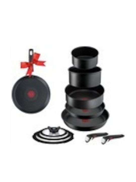 Tefal Ingenio Ultimate Σετ Μαγειρικά Σκεύη από Αλουμίνιο 10τμχ