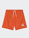 Calvin Klein Kids Swimwear Swim Shorts Red