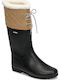 Women's Boots with Fur Blue