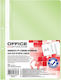 Office Products Dosar Plastic Pp Spini Găuri Grosime 100/170 Microni Set 50 Bucăți Office Products Verde Deschis