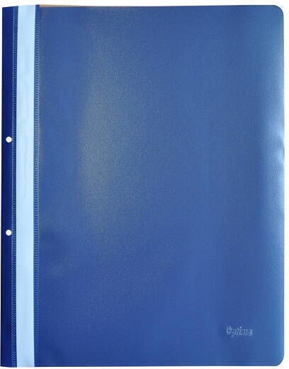 Optima Pp Plastic Folder Rail Holes Thickness 120/180 Microns 10 Pcs Set Optima Navy Blue