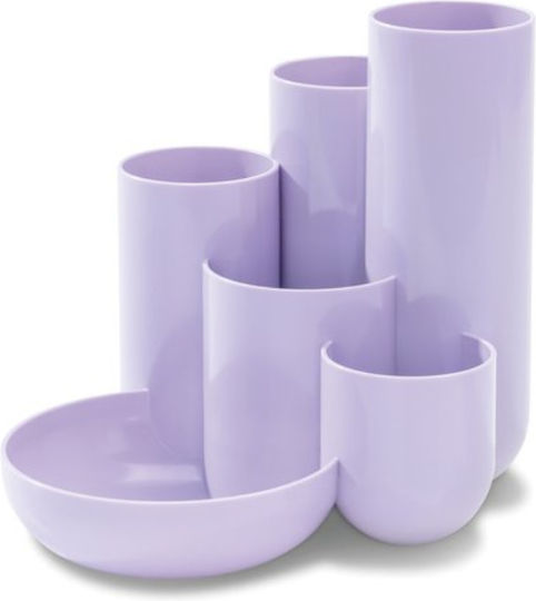Suport Pentru Creioane Han Campus 5 Compartimente Violet Pastel