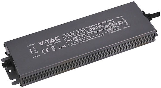 V-TAC Dimmable LED Power Supply Waterproof IP67 Power 150W with Output Voltage 12V