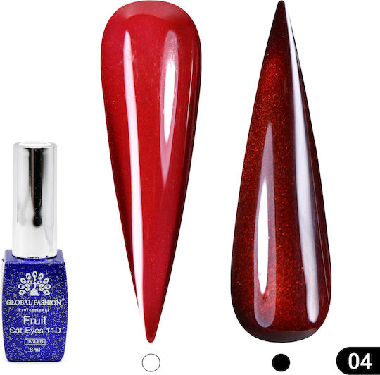 Global Fashion Gel Nail Polish 04 Cat Eye 8ml