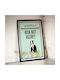 Quote Poster Risk Not Regret Monopoly Pq133 50cm X 70cm Κορνίζα Καφέ Ξύλου