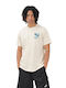 Grafik Sportliches T-Shirt Beige