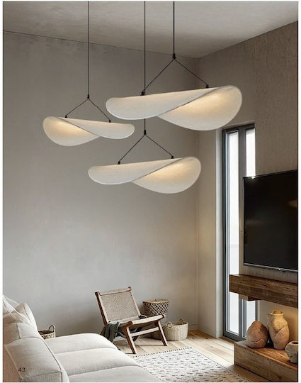 Sun Light Fidel Κρεμαστό Φωτιστικό Λευκό 80x80εκ.