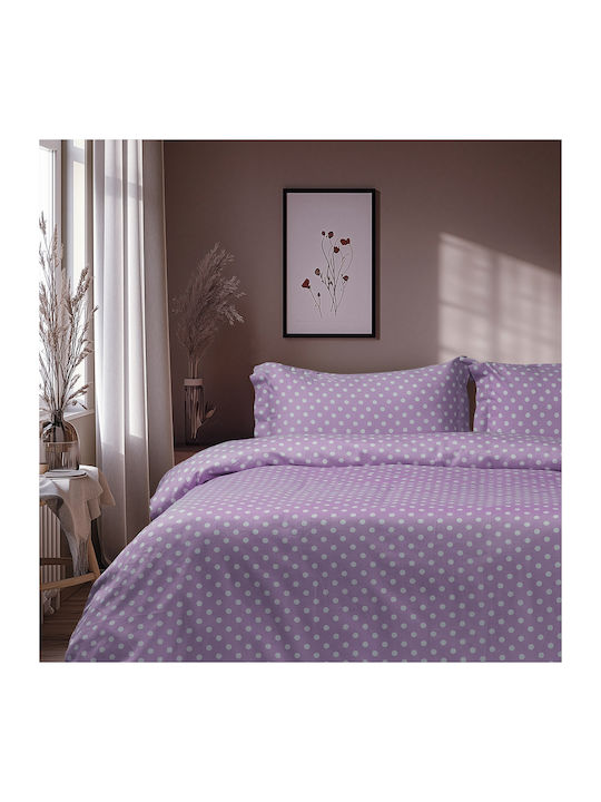 Beauty Home Cotton Duvet Cover Set 170x250cm Si...