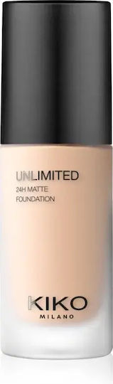 Kiko Milano Long-lasting Mattifying Liquid Foundation 30 30ml