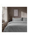Beauty Home Art 10101 Fancy Set of Coverlets for Single Bed Grey 160x230cm 2 Pieces 10101KLMO-Grey