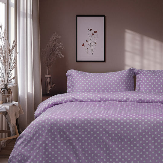 Beauty Home Art 10101 Fancy Σετ Κουβερλί Μονό Λιλά 160x230cm 2τμχ 10101ΚΛΜΟ-Λιλά
