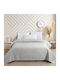 Melinen Omnia Coverlet Set Single Polyester Gray 160x240cm