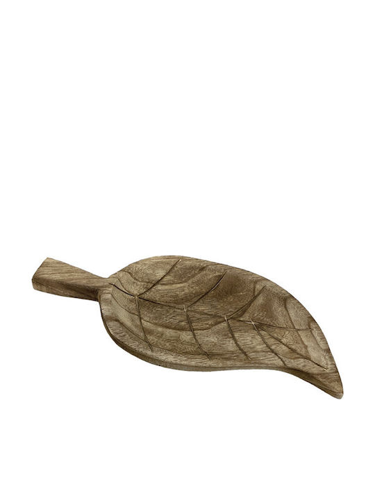 Marhome Dekorative Platte Hölzernes Braune 36x12x2.5cm