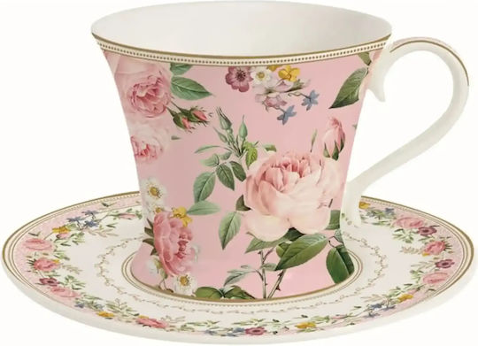 Easy-Life Tasse aus Porzellan Rosa 200ml