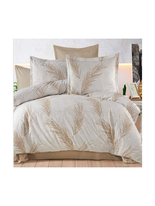MayHome Σετ Μαξιλαροθήκες με Φάσα Floral 50x70εκ.