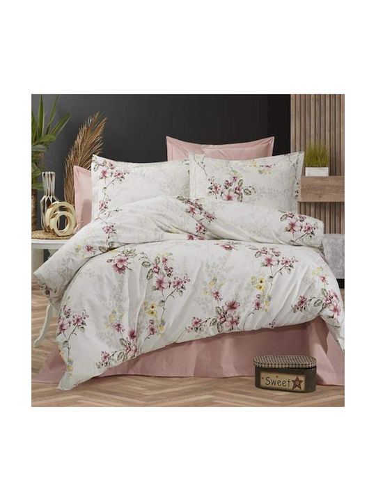 MayHome Set Pillowcases with Envelope Cover Floral 50x70cm