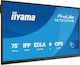 Iiyama TE7512MIS-B4AG Public Display IPS 4K UHD 75"
