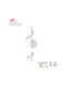 Home Lighting Danne Wall Lamp with Integrated LED 38cm