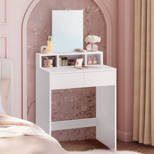 Спална Тоалетна Бяла 60x40x127см Спална Тоалетна Бяла 60x40x127см