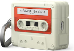Elago Cassette Tape Hang Калъф Силиконов с Кука в Бял Цвят за Apple AirPods Pro 3