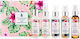 Flora & Curl Mini Essentials Hair Care And Styling Sets Hydration For Curly Hair With Shampoo Conditioner And Styling Cream 5 Pieces