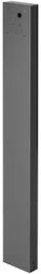 V-TAC Lamp Stand 80cm Solar Wall Light Led Black