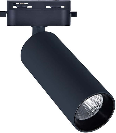 Adeleq LED Φυσικό Λευκό Σποτ σε Μαύρο Χρώμα
