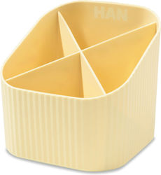 Han Suport Pentru Creioane Han Re-loop Din Pp Reciclat Galben Pastel