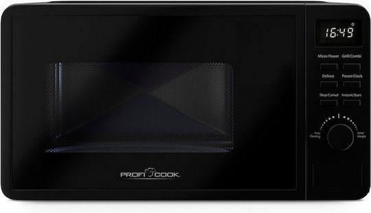 Profi Cook PC-MWG 1319 Cuptor cu Microunde cu Grill 20l Negru