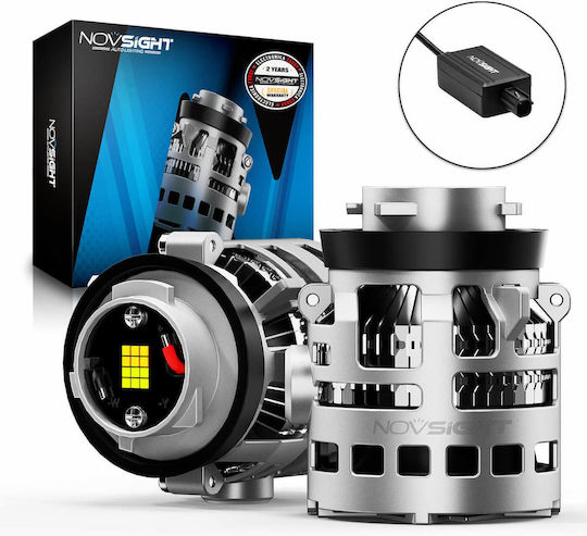 NovSight Λάμπα Αυτοκινήτου & Μοτοσυκλέτας T16 Canbus LED 6500K Ψυχρό Λευκό 12-24V 120W