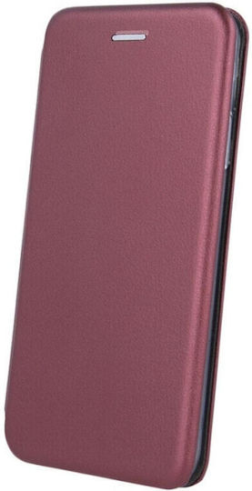 Versa Buchen Sie Synthetisches Leder Burgundisch Handyhüllen (Xiaomi Mi Note 10 / Mi Note 10 Pro)