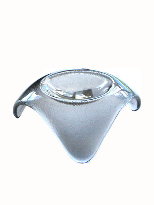 Raki Appetizer Διακοσμητικό Μπωλ Γυάλινο Μαύρο 15x15cm
