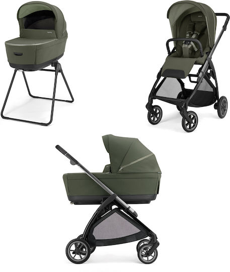 Inglesina Electa Duo Reversible 2 in 1 Baby Stroller Suitable for Newborn Loft Green / Iron Black 8.7kg