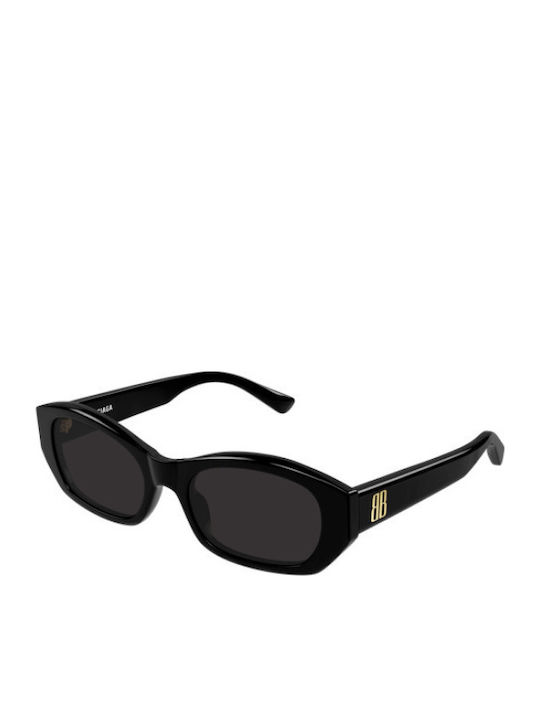 Bottega Veneta Unisex Γυαλιά Ηλίου με Μαύρο Σκελετό και Μαύρο Φακό