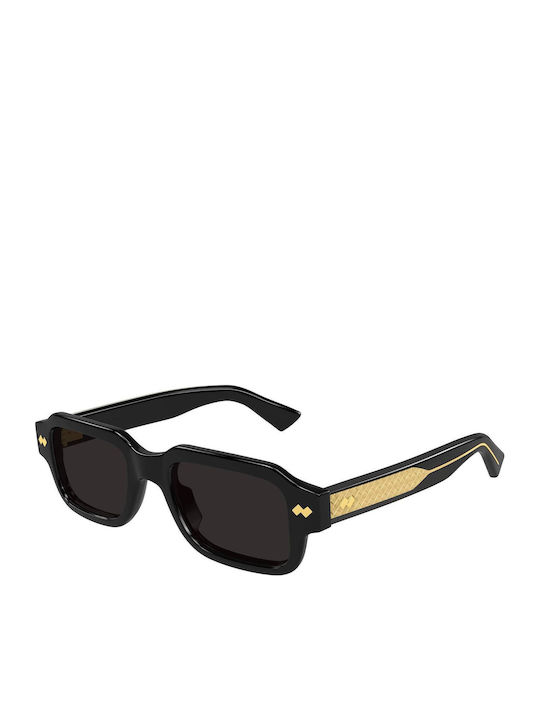 Bottega Veneta Unisex Sonnenbrillen mit Schwarzem Rahmen und Schwarzen Gläsern BV1442S 001