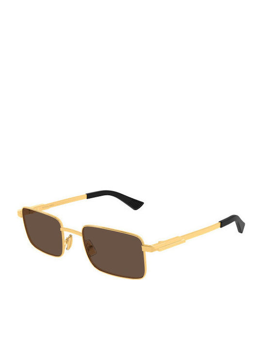 Bottega Veneta Unisex Sonnenbrillen mit Goldfar...