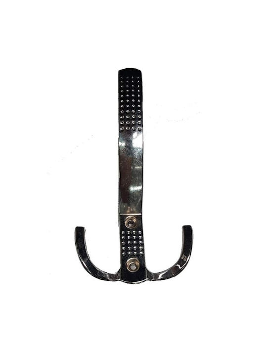 Wandhalterung Metall 3 Haken Graue
