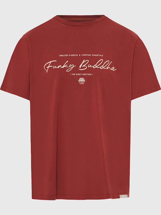 Funky Buddha Fbm T-shirt Πορτοκαλί