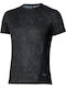 Dryaeroflow Sportliches Kurzarm T-Shirt Schwarz / Grau