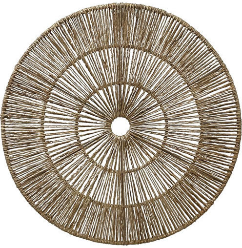 Marhome Brown Wall Decor Made of Metal 34x34cm