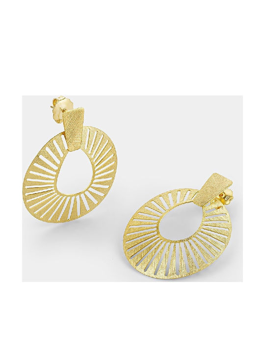 Vogue Silver Gold Plated Earrings