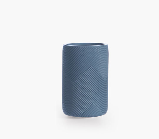 Nef-Nef Homeware Jenta Denim Resin Blue Cup Holder