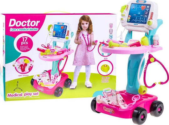 Jokomisiada Doctor Set Medical Trolley Kids Za2155ro